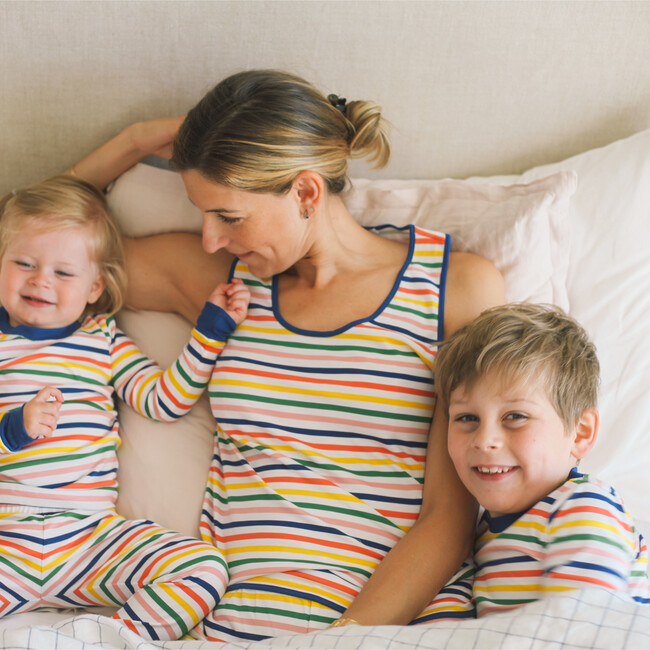 *Exclusive* Tank Shorts Set, Maisonette Stripe - Pajamas - 2
