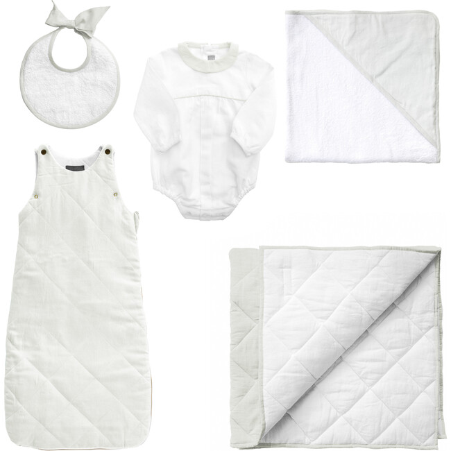 *Exclusive* Luxe Baby Gift Set, French Grey