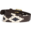 *Exclusive* Kids Prince William Polo Belt, Navy & Light Khaki - Belts - 2