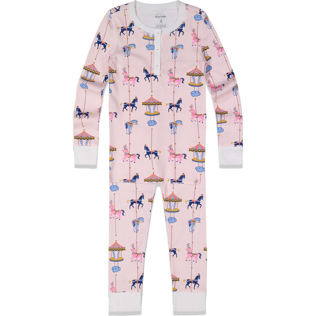 *Exclusive* Kids Carousel Pajama Set, Lollipop - Pajamas - 1