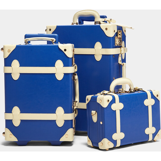 *Exclusive* Small Case with Wheels, Blue - Bags - 4