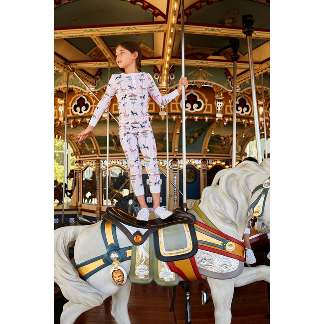 *Exclusive* Kids Carousel Pajama Set, Lollipop - Pajamas - 3