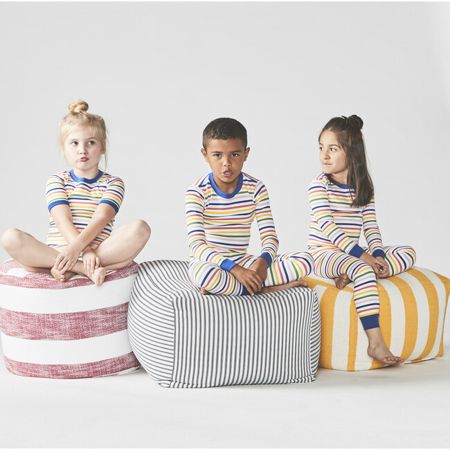 *Exclusive* Kids Shorts Set, Maisonette Stripe - Pajamas - 5