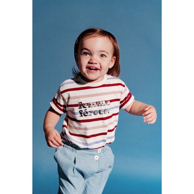 *Exclusive* Girls Femme Feroce Perfect Stripe Tee - Tees - 2