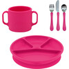 Learning Feeding Set, Pink - Sippy Cups - 1 - thumbnail