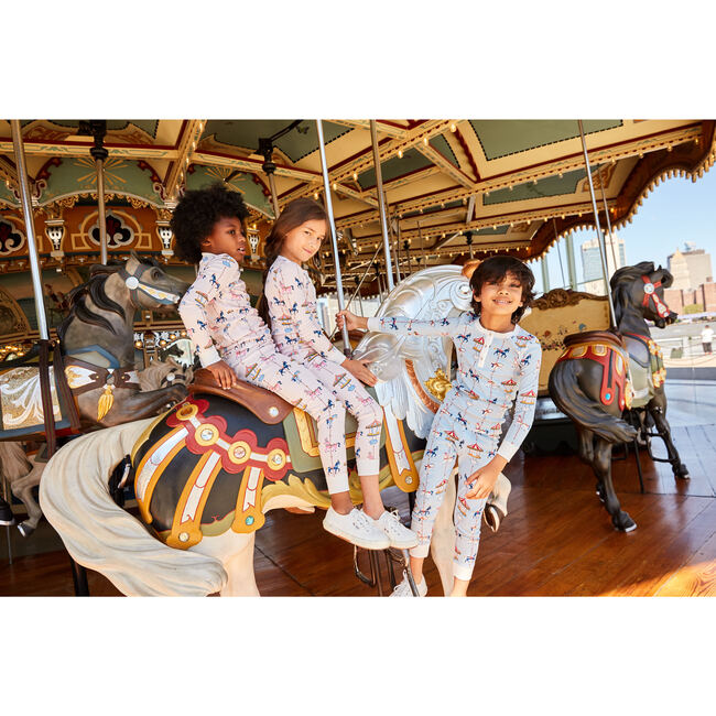 *Exclusive* Kids Carousel Pajama Set, Popcorn - Pajamas - 6