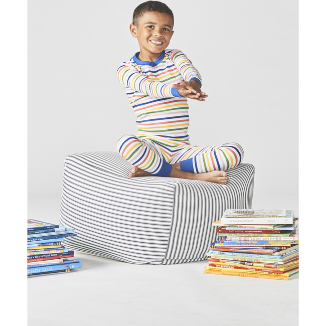 *Exclusive* Kids Long-Long Set, Maisonette Stripe - Pajamas - 4