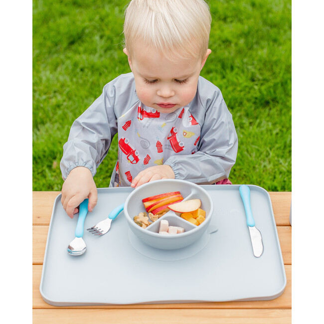Easy-wear Bib & Platemat Set, Llamas - Bibs - 4
