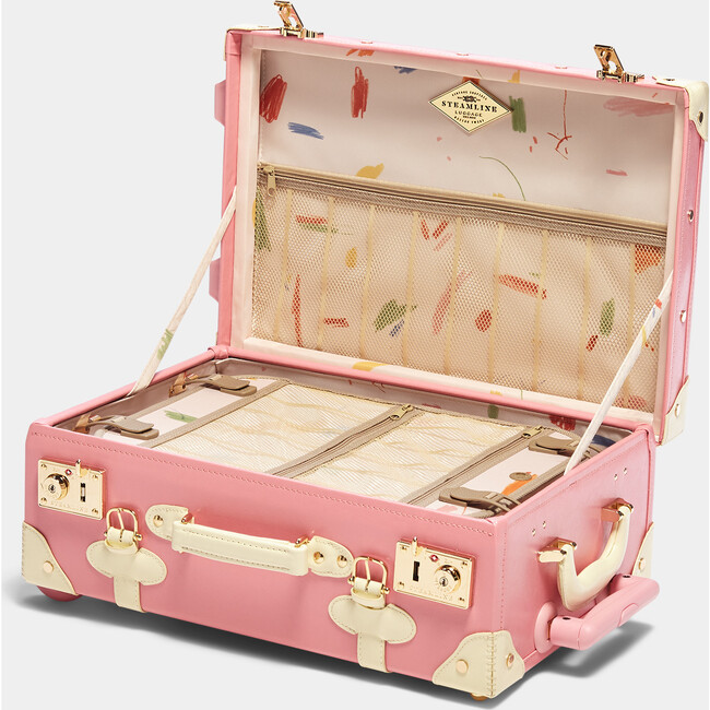 *Exclusive* Large Carry-On with Wheels, Pink - Bags - 2
