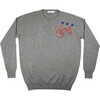 Mens Crewneck, Embroidered "Vote" - Sweaters - 1 - thumbnail