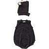 Two Piece Skunk Set, Black - Mixed Apparel Set - 2