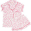Women's Vintage Cherries Pajamas, Red - Pajamas - 1 - thumbnail