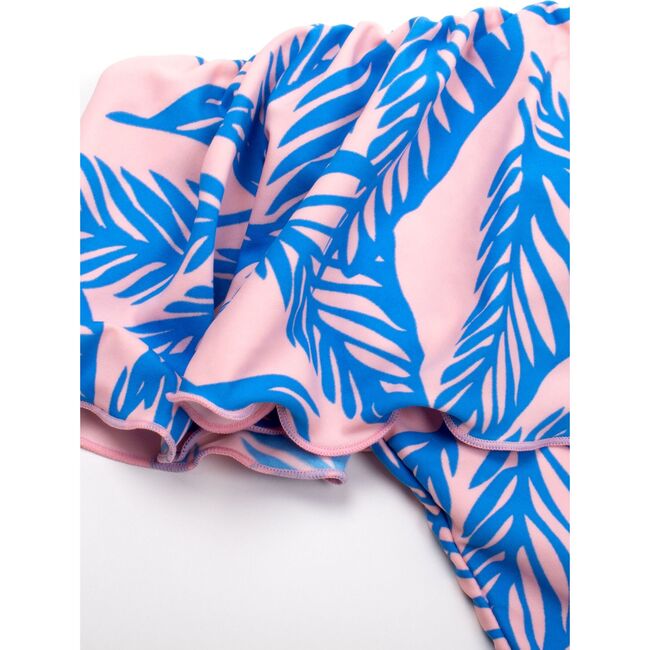 Women's Off the Shoulder One Piece, Blue Palm Reader - One Pieces - 3