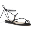 Susan Sandal, Black Suede - Sandals - 1 - thumbnail