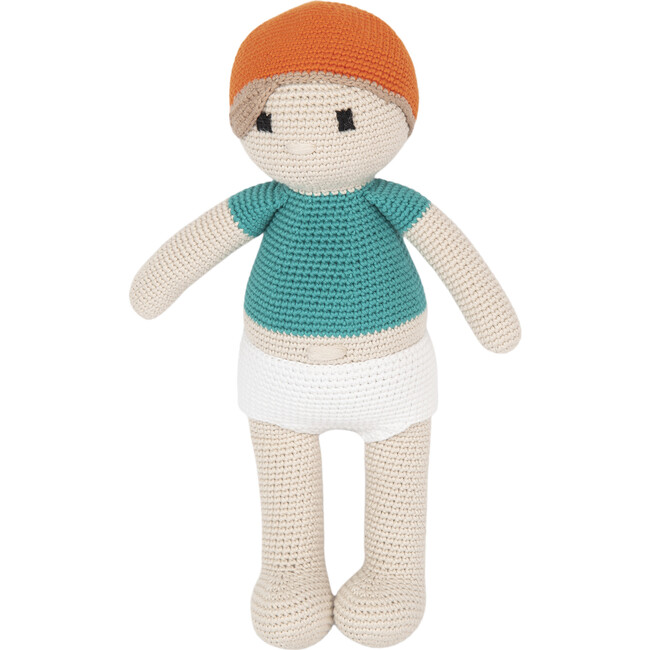 Baby Boy Organic Knit Doll