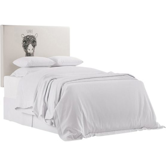 Custom Slipcover Square Headboard, Llama - Beds - 1