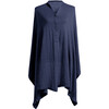Mother's Cocoon Nursing Shawl, Navy - Nursing Covers - 5