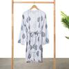 Block-Printed Cotton Women's Robe, Fort - Robes - 4