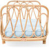 Rattan Doll Day Bed, Natural/Blue - Dollhouses - 3