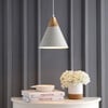 Cila Pendant, White - Lighting - 2