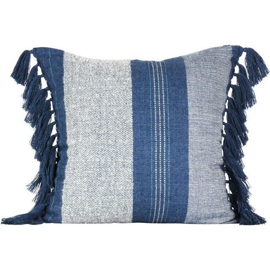 Alpaca Native Pillow, Azul - Decorative Pillows - 1