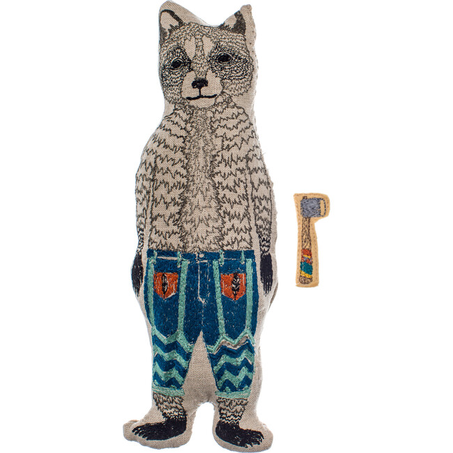 Raccoon Pocket Doll - Soft Dolls - 2