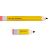 Oversized First (and Last!) Day of School Pencils - Arts & Crafts - 1 - thumbnail