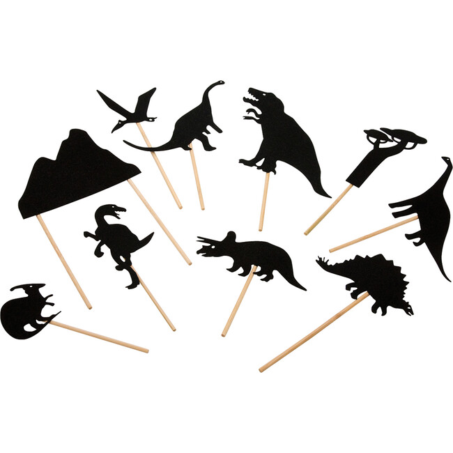 Dinosaur Night-Time Shadow Puppets - Play Kits - 1
