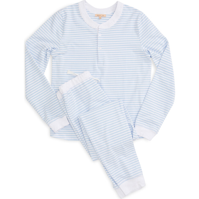 Women's Kaia PJ Set, Sky - Pajamas - 1
