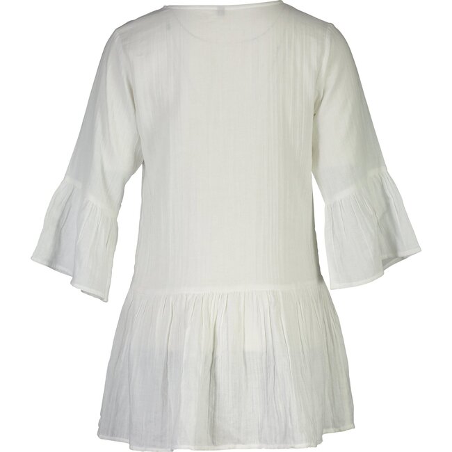 Ladies White Organic Cotton Kaftan
