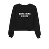 Something Fierce Women's Sweatshirt, Black - Sweatshirts - 1 - thumbnail