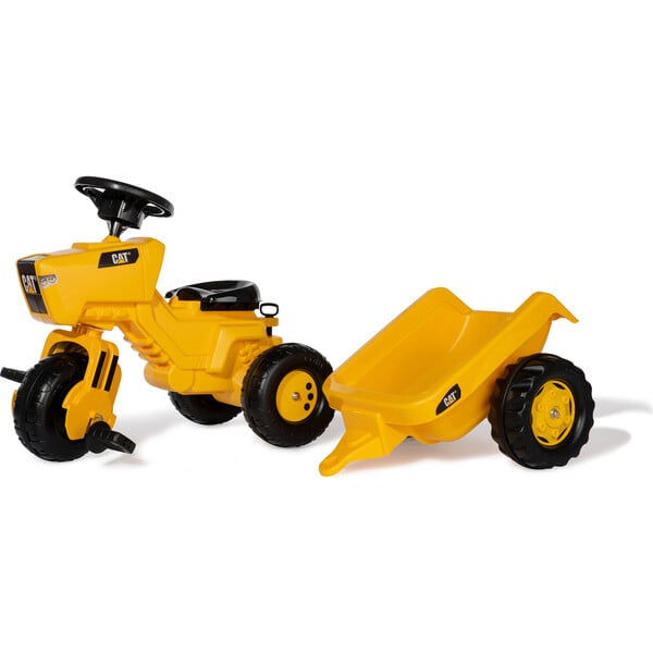 CAT Three Wheel Tractor with Trailer - Kettler Ride-ons | Maisonette