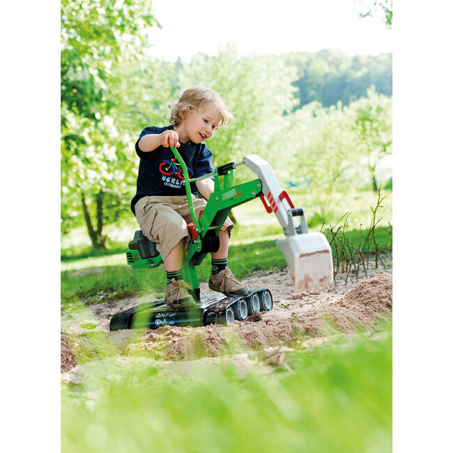 Rolly Metal Digger, Green - Ride-On - 2