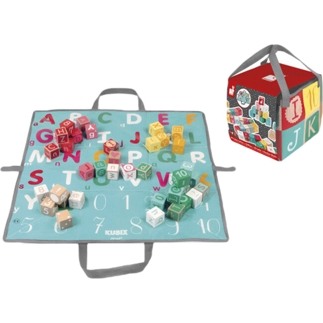 Kubix 40 Letter & Numbers Blocks - Blocks - 1