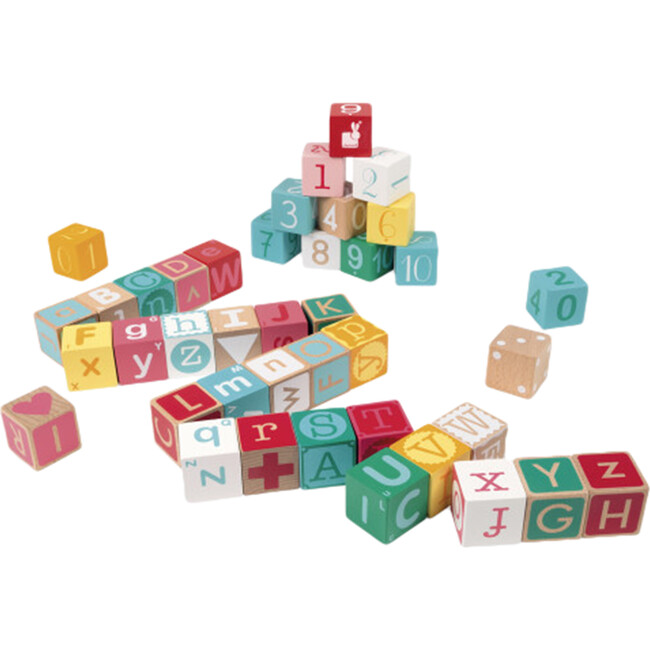 Kubix 40 Letter & Numbers Blocks - Blocks - 2