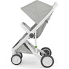 Greentom Classic Stroller, White Frame, Grey Fabric - Single Strollers - 2