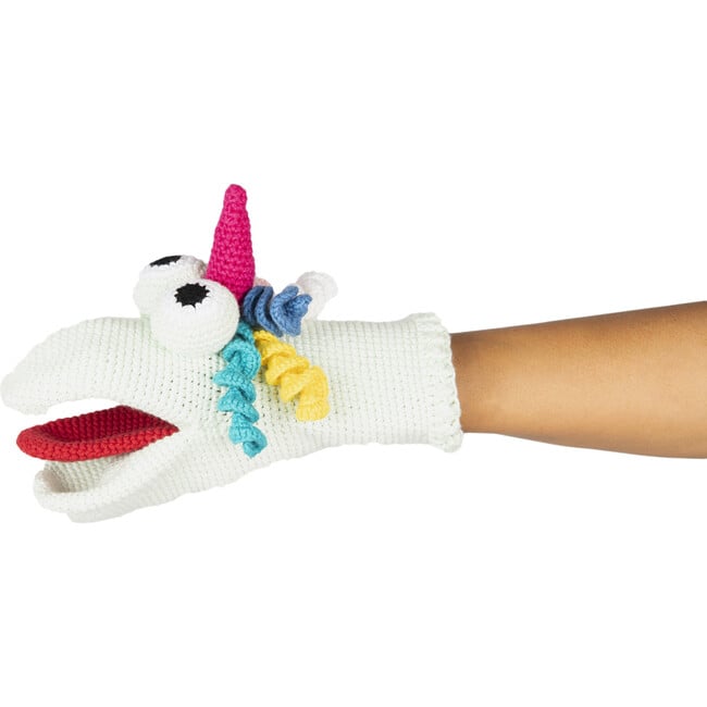 Unicorn Handmade Hand Puppet - Role Play Toys - 3