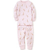 Sophie La Girafe Pajamas, Pink - Pajamas - 1 - thumbnail