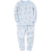 Sophie La Girafe Pajamas, Blue - Pajamas - 1 - thumbnail