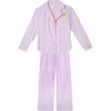 Monogrammable Womens Daniella Pajama Set, Pale Pink - Pajamas - 3