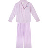 Monogrammable Womens Daniella Pajama Set, Pale Pink - Pajamas - 7