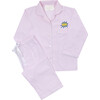 Monogrammable Classic Collar Pajama Set, Pale Pink - Pajamas - 6