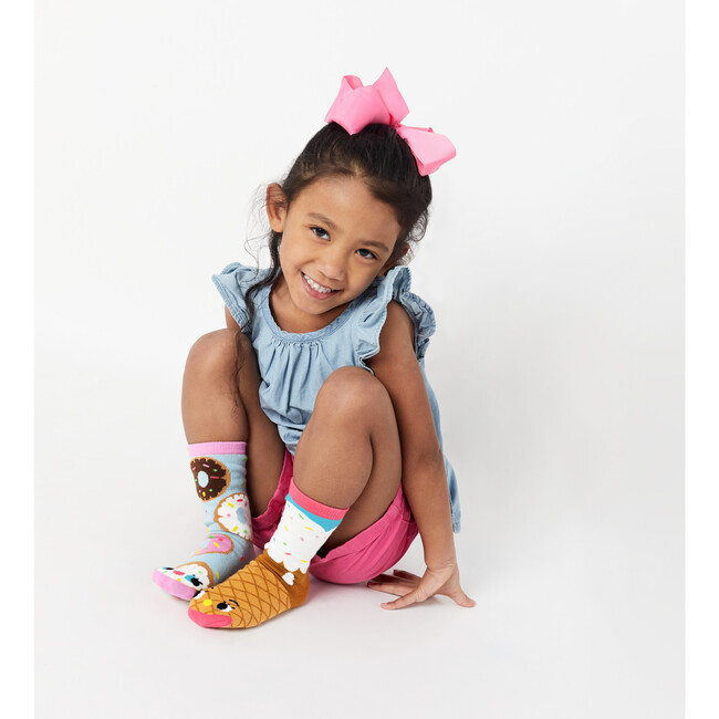 Donut & Ice Cream, Mismatched Socks Set, Kid & Adult Bundle - Socks - 3