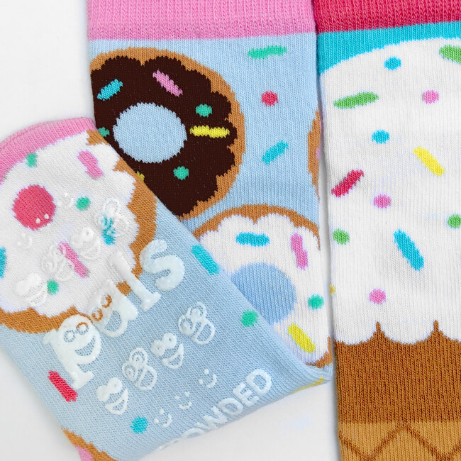 Donut & Ice Cream, Mismatched Socks Set, Kid & Adult Bundle - Socks - 4