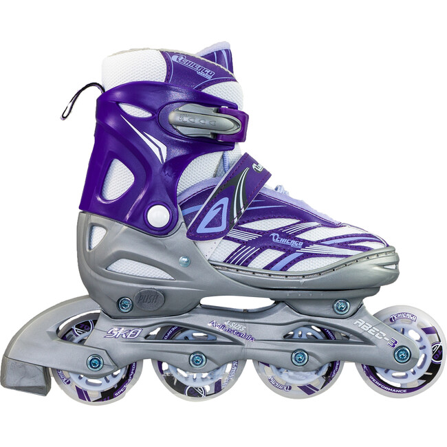 Adjustable Inline Skates, Purple/Silver - Sports Gear - 2
