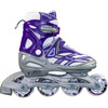 Adjustable Inline Skates, Purple/Silver - Sports Gear - 2