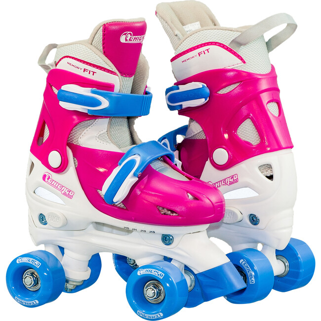 Quad Roller Skate Combo Set, Pink - Sports Gear - 2