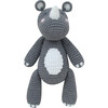 Crochet Rob Rhino Rattle Toy - Rattles - 1 - thumbnail
