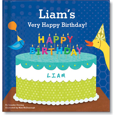 My Very Happy Birthday Personalized Board Book, Boy