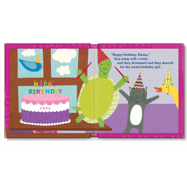 My Very Happy Birthday Personalized Board Book, Girl
